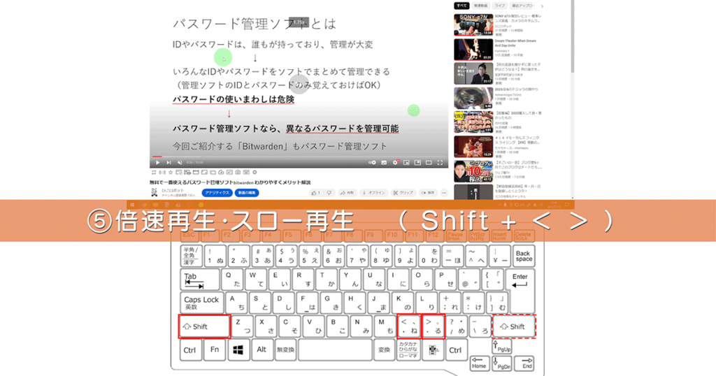 YouTubeをPCとスマホで倍速再生!ショートカットキーも簡単に解説 2 20230221 YouTube E382B7E383A7E383BCE38388E382ABE38383E38388 E8A898E4BA8BE4B8AD 0004 2023 02 19 17 52 43.00 03 12 54.E99D99E6ADA2E794BB005