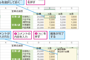 ショートカットキーでセルにコメントを簡単に挿入する方法を解説