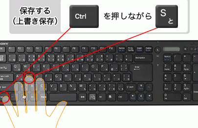 ショートカットキーでファイルを簡単に保存する方法を解説 1 e382b7e383a7e383bce38388e382abe38383e38388e382ade383bce381a7e38395e382a1e382a4e383abe38292e7b0a1e58d98e381abe4bf9de5ad98e38199e3828b