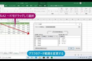 Excelグラフで他のワークシートのデータ範囲を簡単に変更する方法を動画で解説