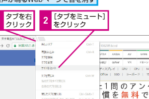Google ChromeでWebサイトの音を簡単に消す方法を解説