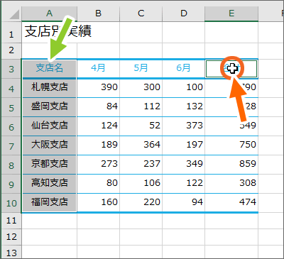 select cells shift ctrl17